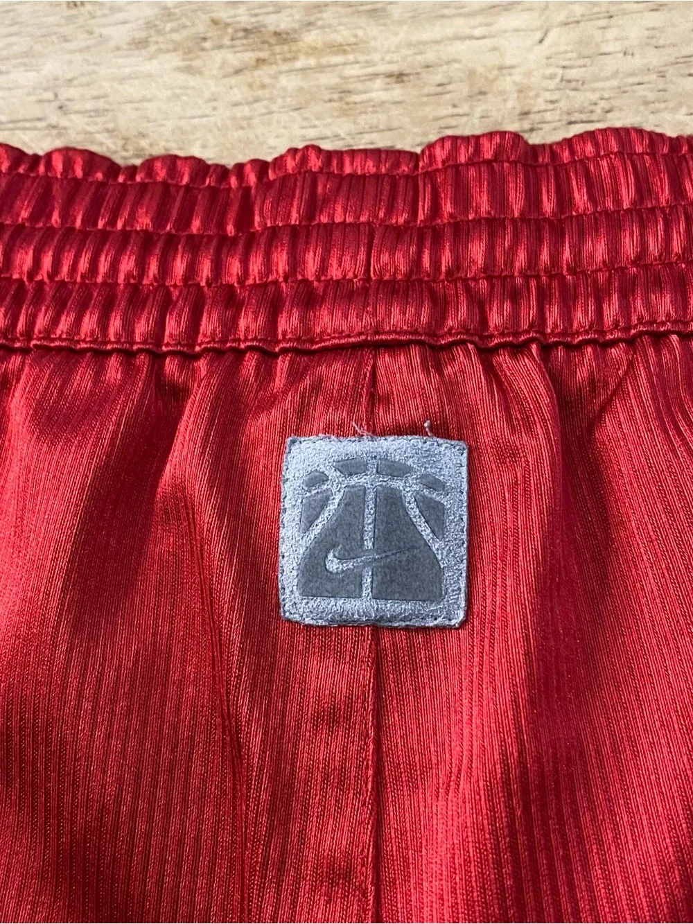Vintage Y2K Nike Men’s Sz M Red Dazzle Baggy Basketball Shorts